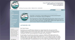 Desktop Screenshot of laysanbio.com